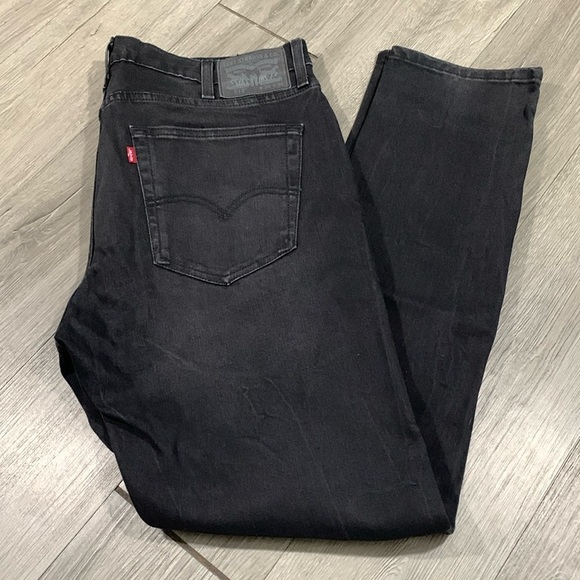 Levi’s  512 Black Tapered Slim Stretch Jeans size 38 - Picture 1 of 12